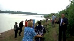 Хания Фархи  на теплоходе Побережье Агидели.Из архива.