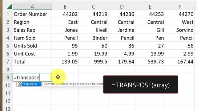 How to Transpose Tables in Microsoft Excel смотреть онлайн