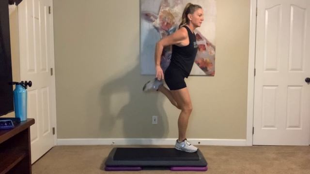 45 minute CARDIO STEP TABATA! смотреть онлайн