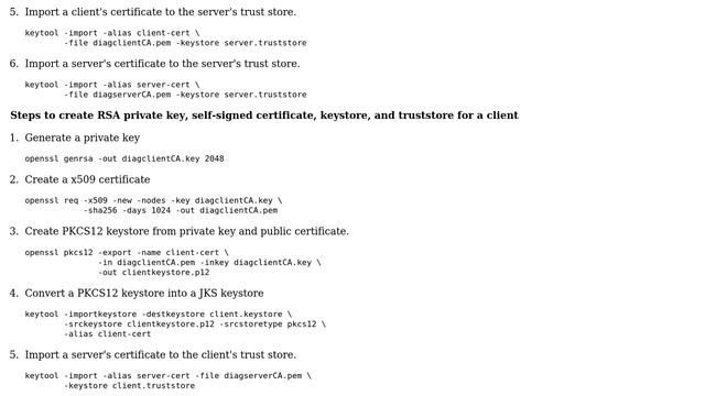 Unix & Linux: How to create keystore and truststore using self-signed certificate? смотреть онлайн