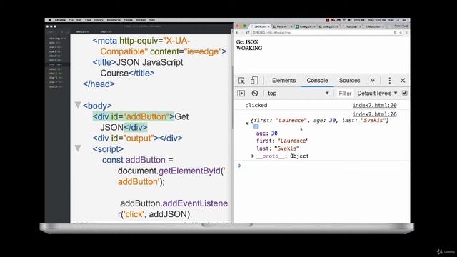 JSON - Beginners Guide to learning JSON with JavaScript смотреть онлайн