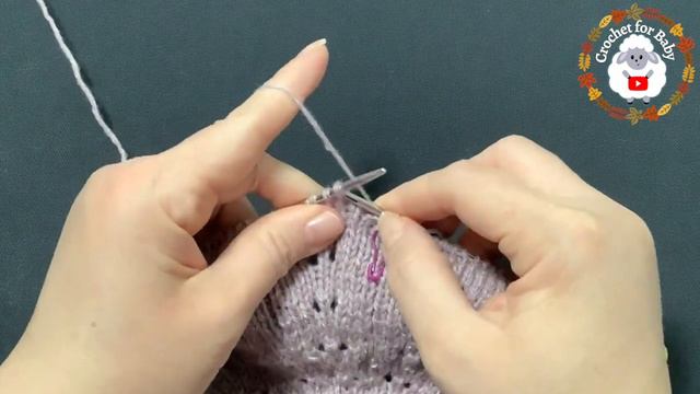 Easy Knit Baby cardigan sweater with straight needles PERFECT FOR BEGINNERS STEP BY STEP TUTORIAL смотреть онлайн