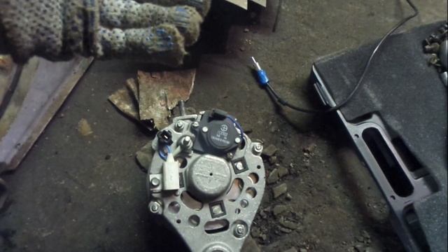 Установка генератора нового образца на НИВУ ВАЗ 2121_ легкое быстрое подключение проводки