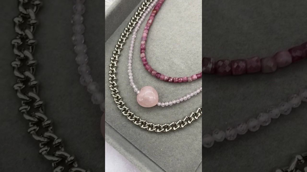 #украшенияручнойработы #чокер #чокеры #украшениянашею #цепочканашею #турмалин #бусыизтурмалина