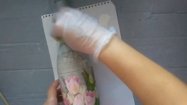 Декор бутылки своими руками