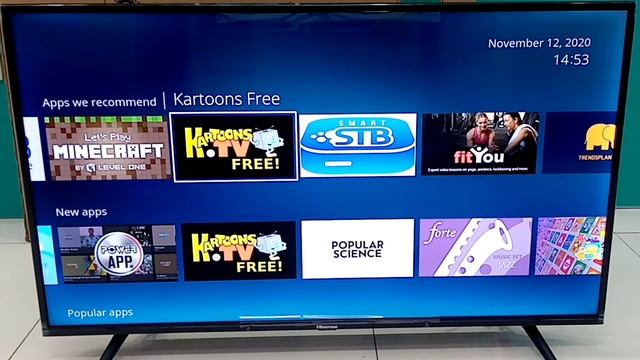 How To Add NEW Applications On Hisense 40 Inches Smart Tv 40E5600