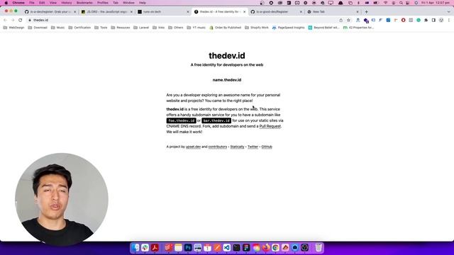 Free .dev domains for Developers Portfolio смотреть онлайн