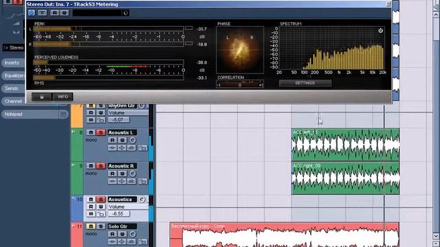 05 Обработка и сведение гитар в Nuendo 4