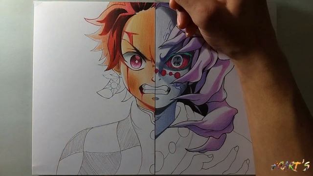 Speed Drawing - Tanjirou | Rui (Demon Slayer) [Клинок Рассекающий Демонов] смотреть онлайн