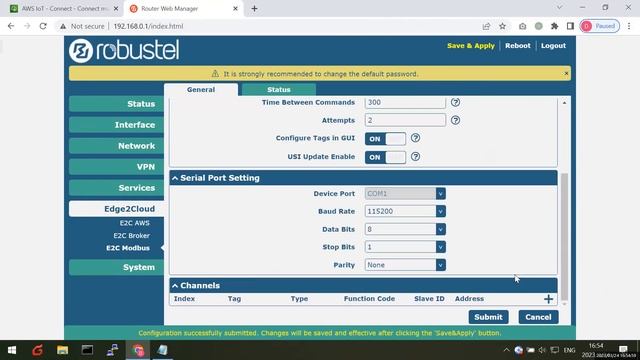 Modbus to AWS IoT смотреть онлайн
