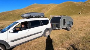 Дорога на Джилы-Су. Бедный Ларгус. Ночевка у  Эльбруса