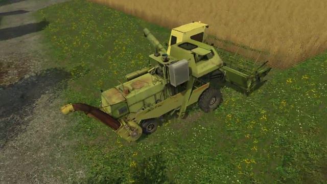 Обзор мода Нива СК5 "Агропак" (FS15) смотреть онлайн