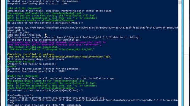 Install Java, Gradle and Maven using Chocolatey смотреть онлайн