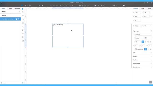 Basic features of the text block in Lunacy 3.16 смотреть онлайн