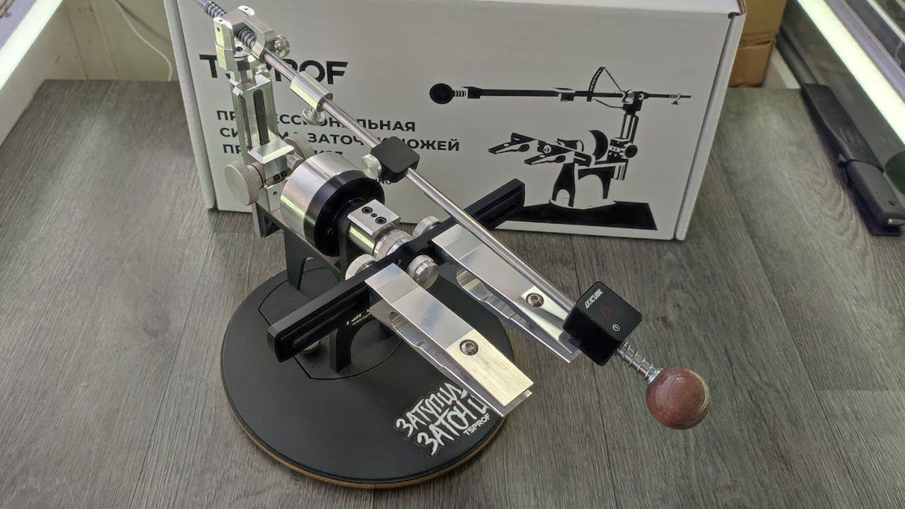 Заточная система TSPROF К03 Pro. Заточка ножей Mora. смотреть онлайн