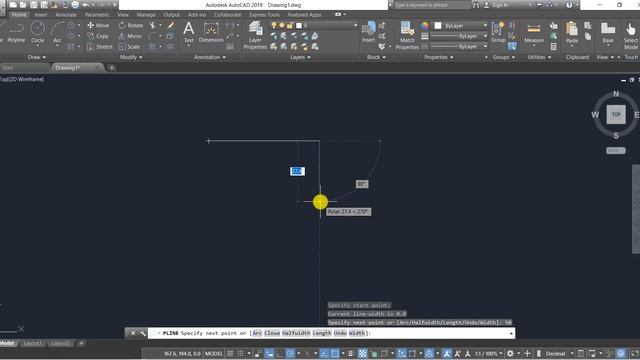How to use POLYLINE COMMAND | English | AutoCAD 2019 | AutoCAD tutorial смотреть онлайн