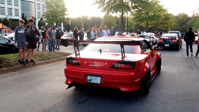 How To Shut Down Cars & Coffee ? BRING 4 AVENTADOR SVJS !!! смотреть онлайн