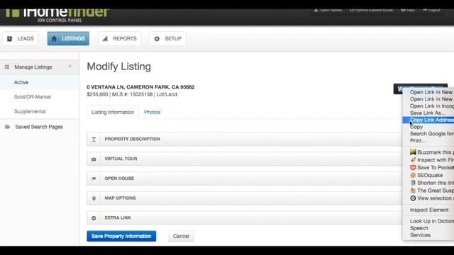 Adding Links Individual Featured Listings in WordPress iHomeFinder Tutorial смотреть онлайн
