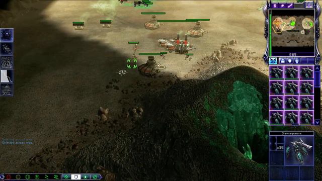 Kane's Wrath: Scrin vs Brutal GDI смотреть онлайн