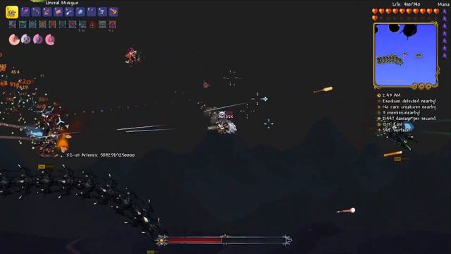 Killing exo mechs Terraria Calamity смотреть онлайн