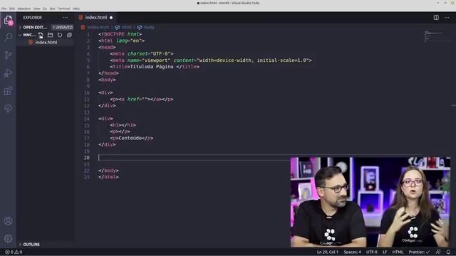 O Segredo de Como Escrever HTML 50% Mais Rápido no VS Code // Mão no Código #45 смотреть онлайн