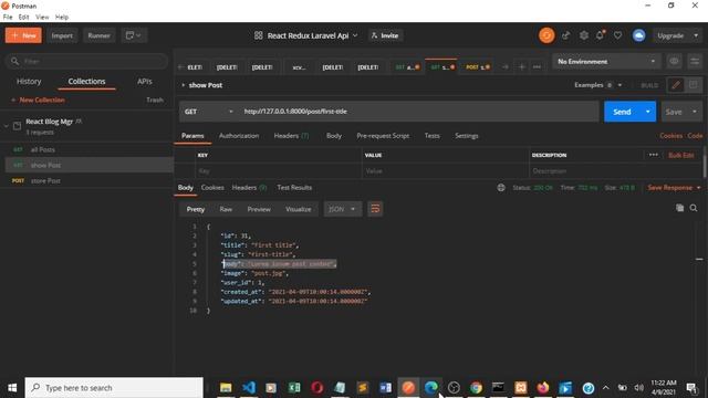 Part 9 -Dynamic Slug- Blog manager using React redux Laravel Api смотреть онлайн