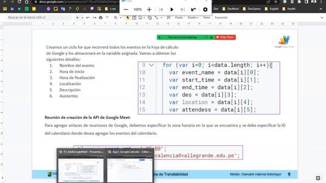 GoogleAppsScript | Usando la API de Google Calendar смотреть онлайн