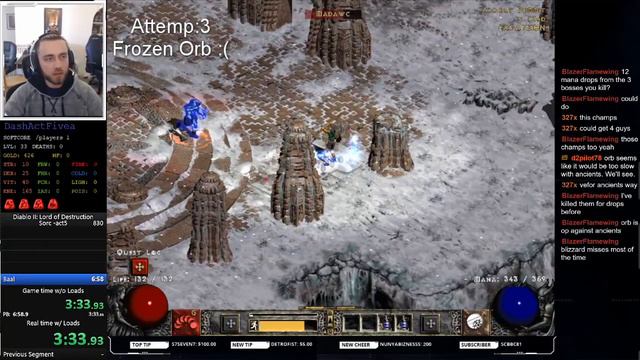 Beat Diablo 2 LOD in 7 MINUTES! with NO GEAR?!? | how to use -act5 target line and -act5 Competitio смотреть онлайн