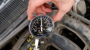 Renault Megane Замер компрессии 2