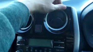 Nissan Note Mrk II radio removal (E12 2013-2017)