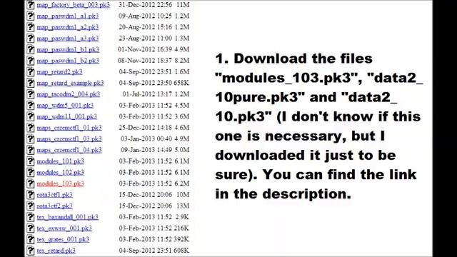 Warsow: how to fix the "Pure check failed" error when trying to connect to some servers. [4 F. 2013 смотреть онлайн