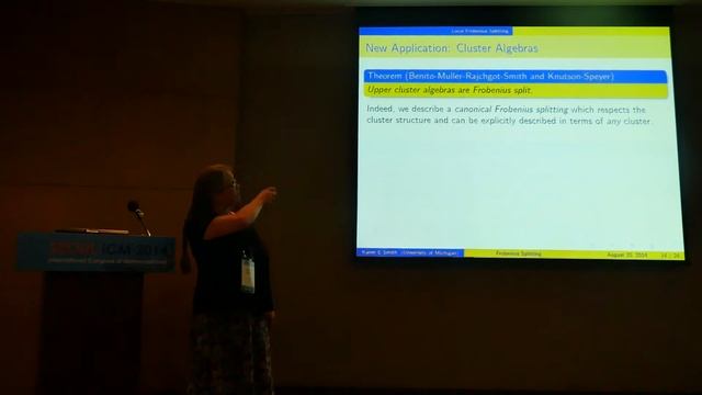 ICM2014 VideoSeries IL2.7: Karen E. Smith on Aug20Wed смотреть онлайн