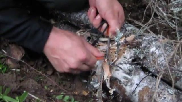 Как добыть огонь при помощи кремня смотреть онлайн