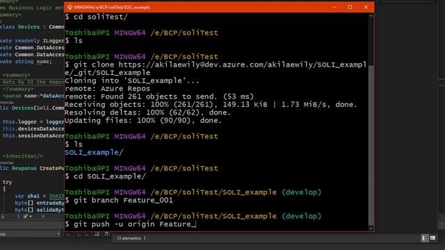 GIT BASH and Visual Studio 2022 with Azure DevOps Repos - Step by Step смотреть онлайн