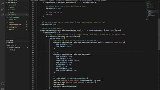 HOW TO MAKE A TICKETS TOOL / SYSTEM | DISCORD.JS (V12) | #11 смотреть онлайн