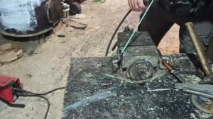 Печь для казана из бойлера ARISTON/ Самоделки своими руками