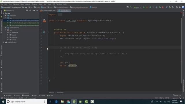 How To USE WHILE LOOP In Android Studio - Android APP Development Tutorial Series 2019 смотреть онлайн