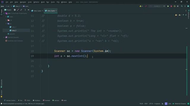 Java Tutorial for Beginners | Literals and User Input in Java | java full course смотреть онлайн