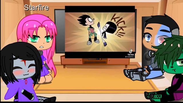 the teen titan go react to Robin and Raven part 1( gacha Clube) смотреть онлайн