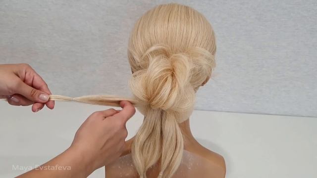Простая и Быстрая прическа.Красивые Прически пошагово.Simple and Fast Hairstyle.BEAUTIFUL HAIRSTYLE смотреть онлайн