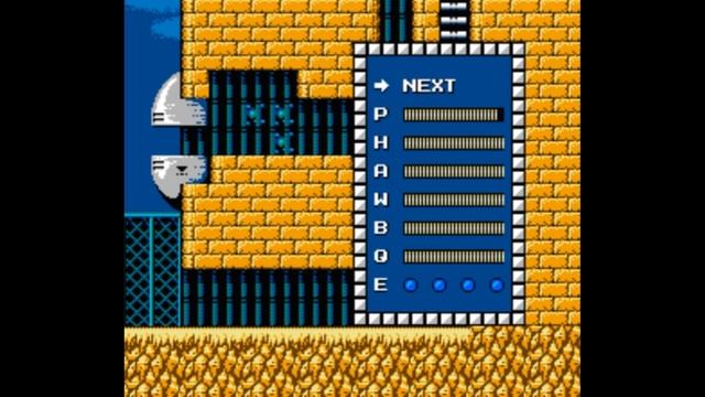 Dendy (Famicom,Nintendo,Nes) 8-bit MegaMan (RockMan) 2 part Dr.Willy stage 1