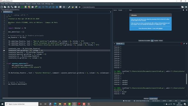 ED7 - Conception et implémentation d'une Interface en Python avec tkinter смотреть онлайн