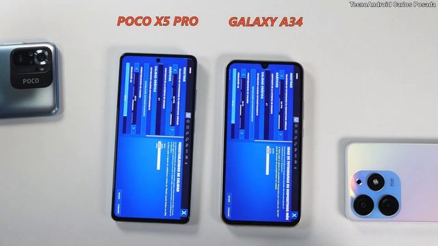 Speed Test POCO X5 PRO 5G vs Galaxy A34 5G ? Snapdragon 778G vs Dimensity 1080 ?Cuál es más rápido? смотреть онлайн