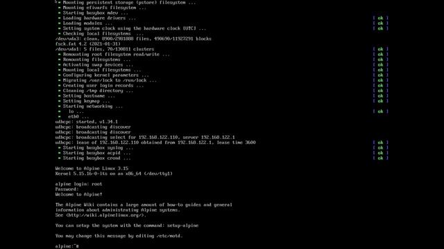 Alpine Linux: The First Installation смотреть онлайн