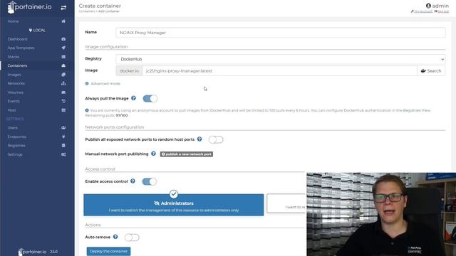 Docker Grundlagen Training 3/4 - Portainer, NGINX Proxy Manager, Vaultwarden, Pi-Hole смотреть онлайн