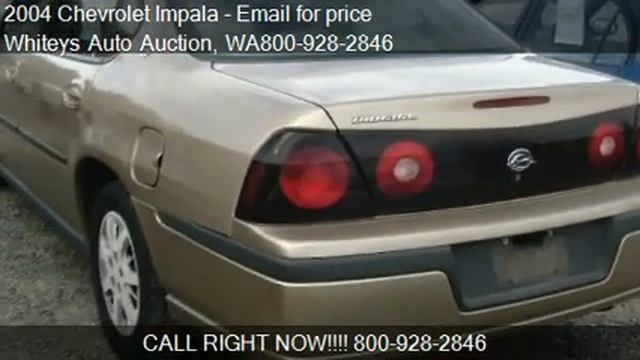 2004 Chevrolet Impala Base - for sale in Pacific, WA 98047 смотреть онлайн