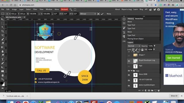 How to Freepik Psd file download and edit image or psd file on Photopea Website - Amazing Ideas смотреть онлайн