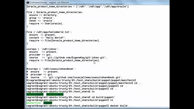 JavaOne 2015 - Java Developer Intro to Environment Management with Vagrant, Puppet, Docker - Demo 3 смотреть онлайн