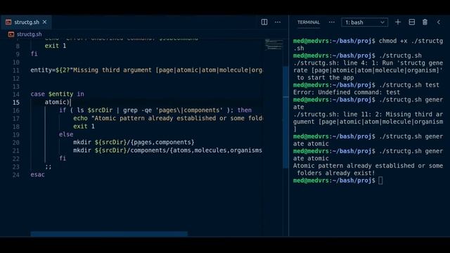 Building React folder structure CLI tool using bash shell #1 смотреть онлайн