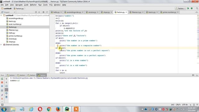 writing the properties of a given number using python!!(different functions) смотреть онлайн